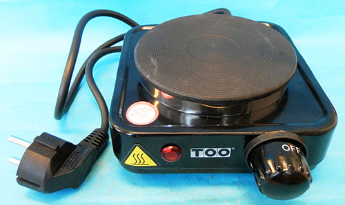 TOO HOT — SINGLE HOT PLATE