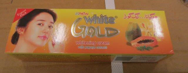 White Gold whitening cream with papaya extract