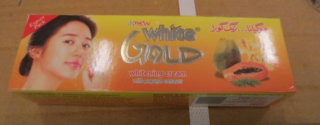 White Gold whitening cream with papaya extract