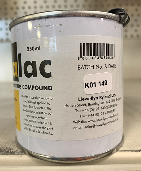 Duralac — Anti-corrosive jointing compound