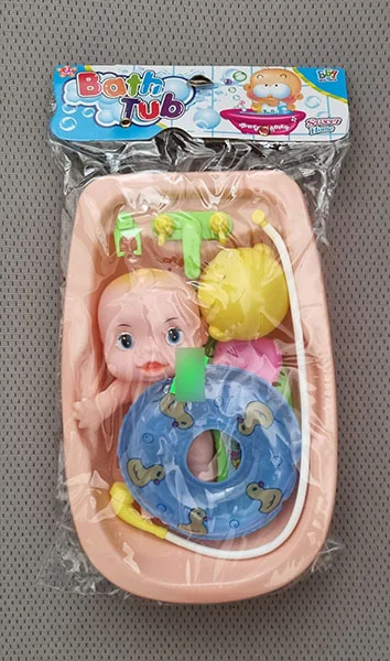 Bath Tub — Bath Tub Baby in a bath with accessories