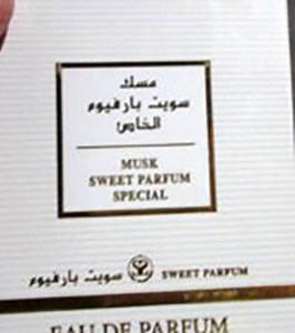 Musk sweet parfum special