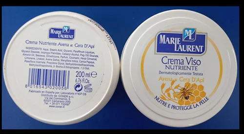 MARIE LAURENT ML — Crema Viso NUTRIENTE Avena & Cera D'Api