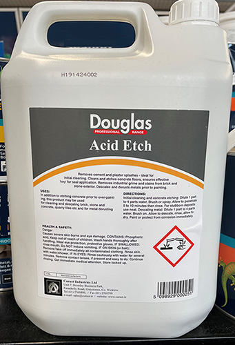 Douglas — Douglas Acid Etch