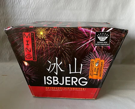 MING - Art of Fireworks — Isbjerg 30 Skuds Viftebatteri