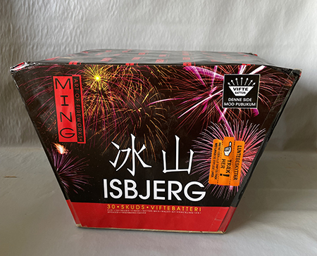 MING - Art of Fireworks — Isbjerg 30 Skuds Viftebatteri