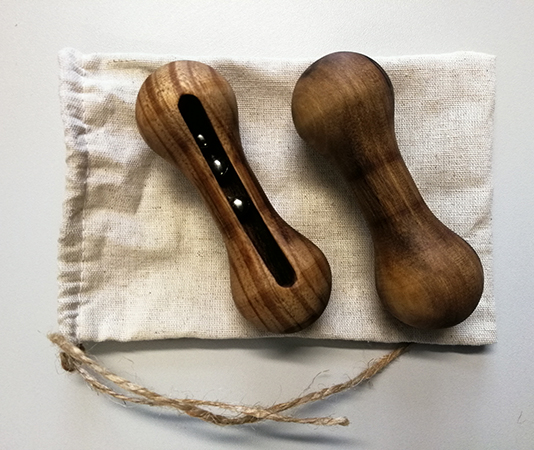 Wooden Caterpillar — Rattle toy