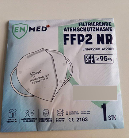 EN MED — FFP2 Filtrierende Atemschutzmaske