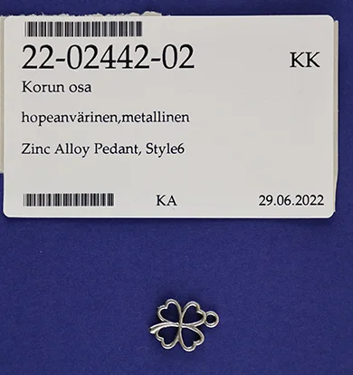 Zink alloy pendant