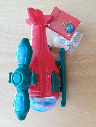 FLASH SANTA HELICOPTER