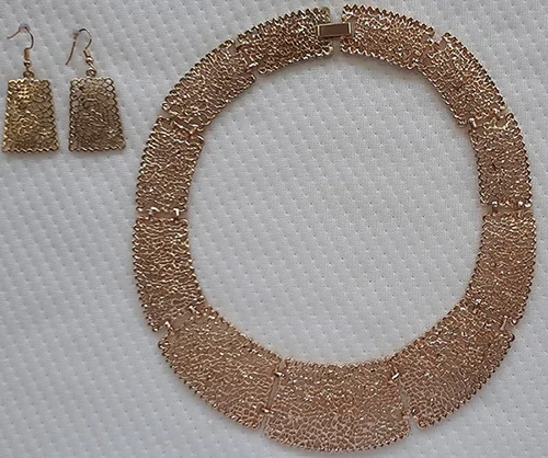 Sy fashion — Set necklace and earrings