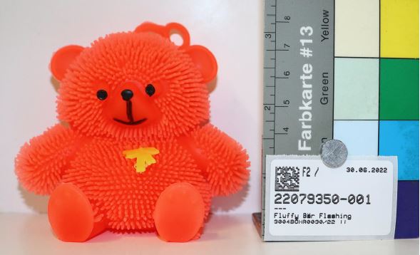 Fluffy Bär Flashing — Puffer toy