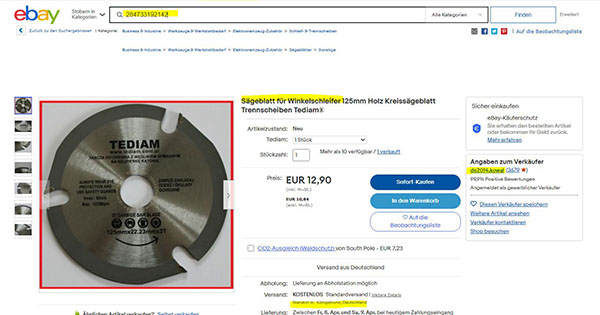 Tediam — 3T CARBIDE SAW BLADE