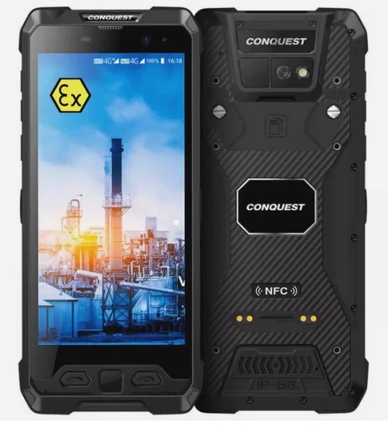 Conquest — Smartphone for explosive atmospheres