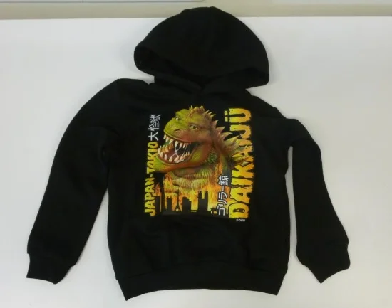 Pixel évolution — Sweat à capuche Godzilla