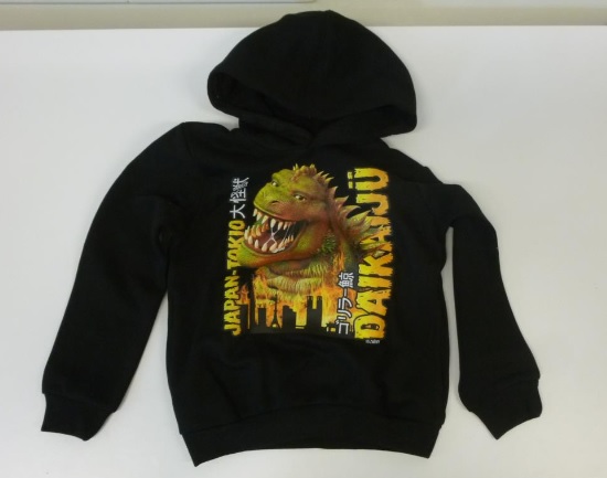 Pixel évolution — Sweat à capuche Godzilla