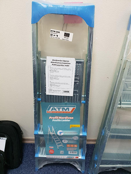 ATM® (ATES MADENI ESYA SAN. TIC. LTD. STI.) — Aluminium Step Ladder