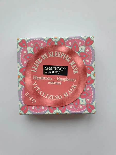 Sence beauty — Hyaluron + Raspberry extract leave-on sleeping mask