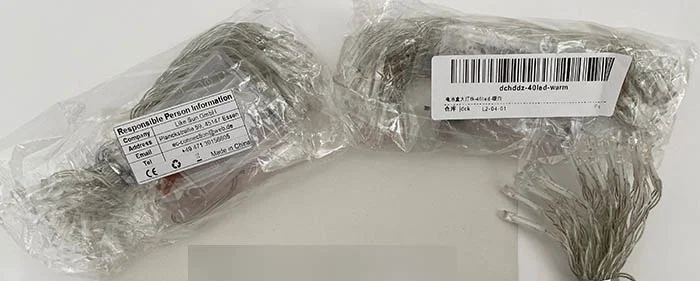Outdoor lighting string