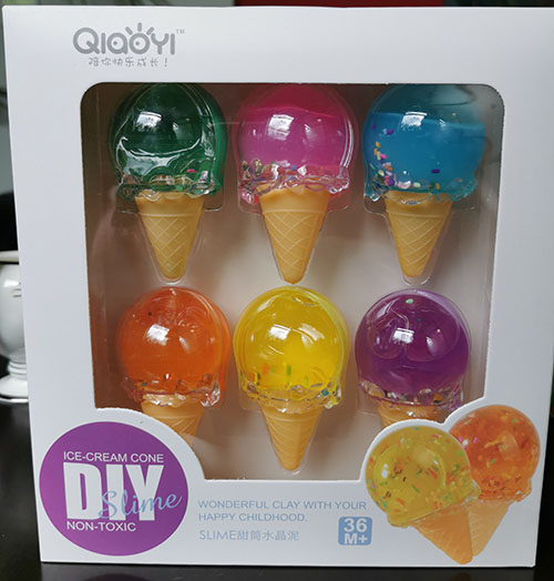 Qiaoyi — Ice Cream Cone DIY Slime