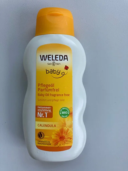 Weleda — Baby Pflegeöl Parfümfrei / Baby Oil frangrance free Calendula