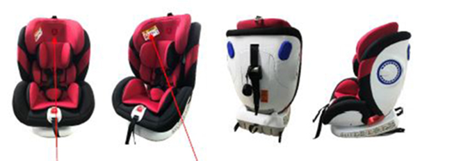 BCES, CHICCO, Feeblibear — Children's car seat