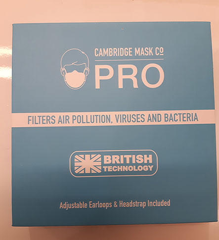 Cambridge, Cambridge Mask PRO — Facial PPE
