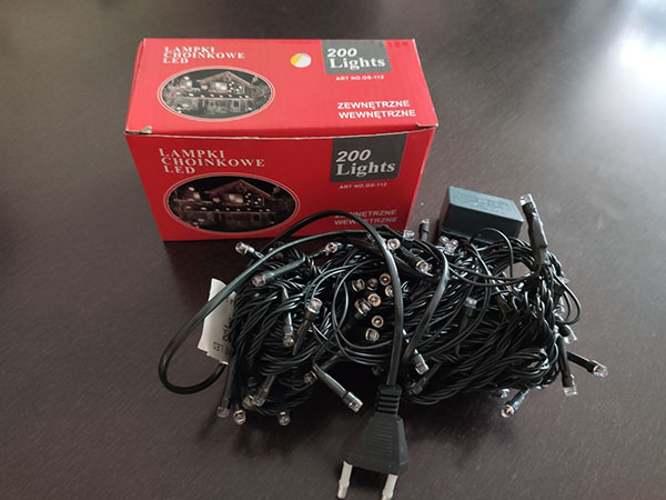 200 Lights LAMPKI CHOINKOWE LED