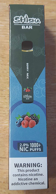 Shisha Bar — Shisha Bar 1000+ NIC Puffs 20 mg/ml (2%) nicotine