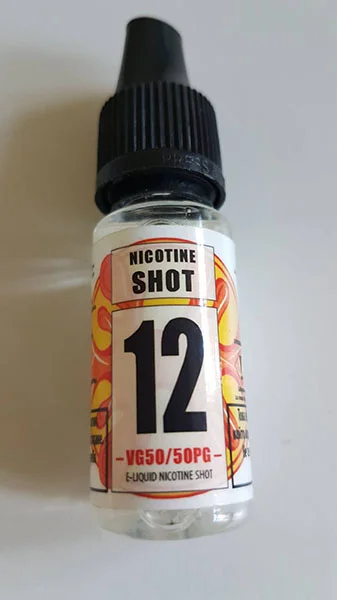 NICOTINE SHOT — NICOTINE SHOT VG 50/50PG SHOT