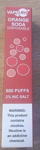 Vapeurs 600 puffs 20 mg/ml (2%) Nic Salt — Vapeurs 600 puffs