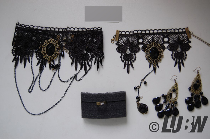 PPX — PPX 4 Stück Gotisch Choker Halskette Armbänder Schmuck Halsband Ketten Victorian Steampunk Retro Zah