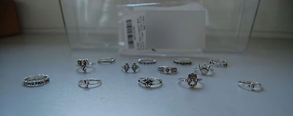 Ushiny — Ushiny Boho Opal Fingerringe Siver Moon Joint Knöchelringe Geschnitzte Fatima Handring Set Stapelbar