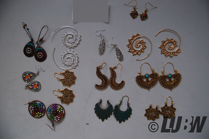 Hicarer — 12 Paar Boho Stil Metall Hohl Set Wassertropfen Baumeln Ohrringe Lange Baumeln Ohrringe