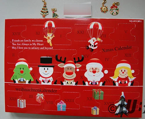 MJARTORIA — MJARTORIA Schmuck Adventskalender 2021 Damen Mädchen Frauen Kinder Xmas Weihnachtskalendar mit 24 Üb