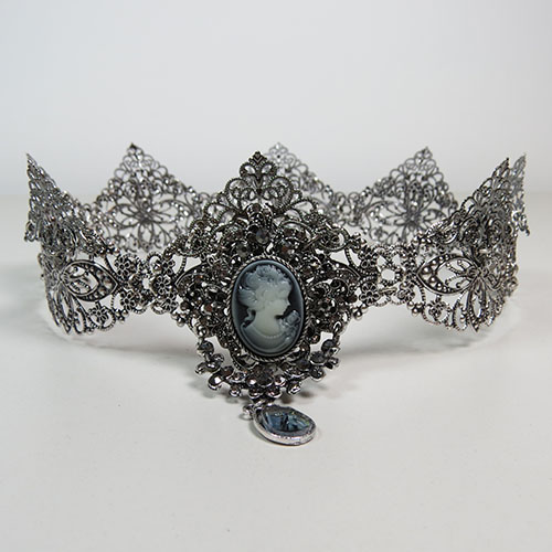 Boudoir noir — Kopfschmuck Krone