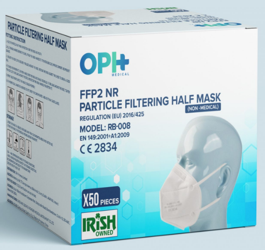 OPH PROMOS — OPH FFP2 NR Particle Filtering Half Mask
