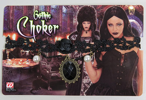 Gothic Choker — Chokerhalsband mit Amulett