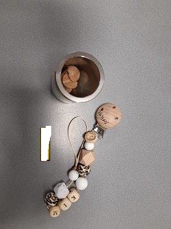 Musthaves by Kell — KIM- white/Leopard/Beech wood