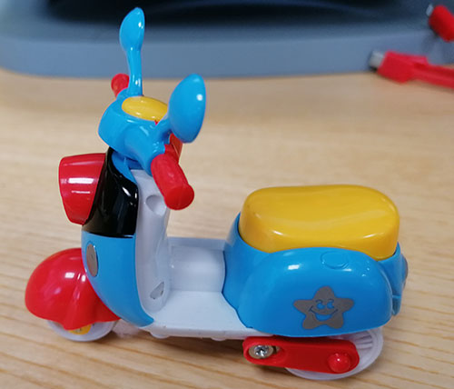Zayaa — 1Pc Cartoon Motorcycle Inertia Toy Plastic C