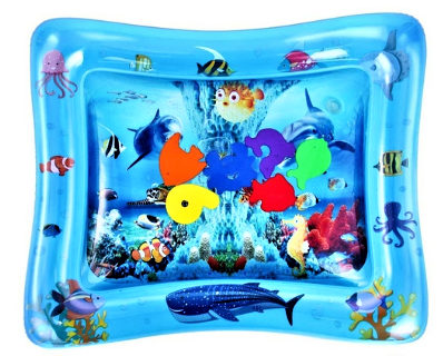 Inflatable activity mat