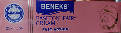 BENEKS' — Fashion Fair Cream