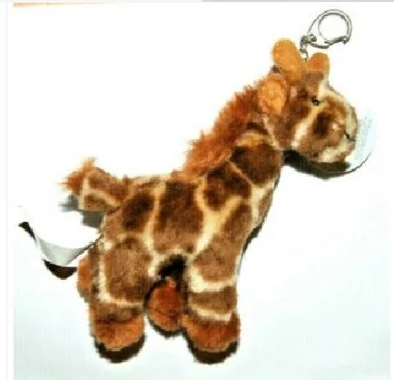 SUNNY TOYS — Porte clé grande girafe peluche animal neuf