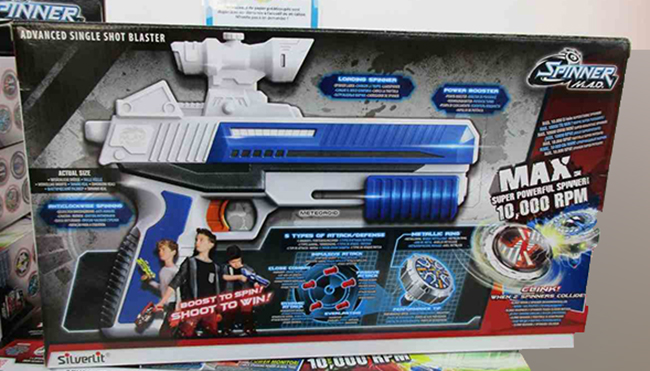 Spinner Mad — ADVANCED SINGLE SHOT BLASTER - METEROID