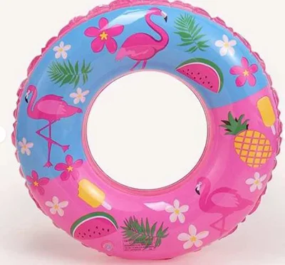 Simring med flamingo och frukt