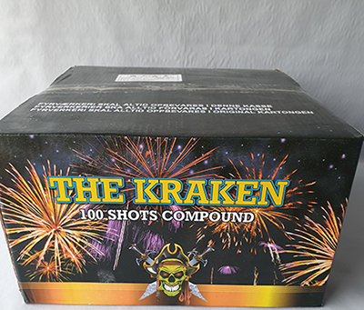 Fyrværkerieksperten A/S — The Kraken - 100 shot compound