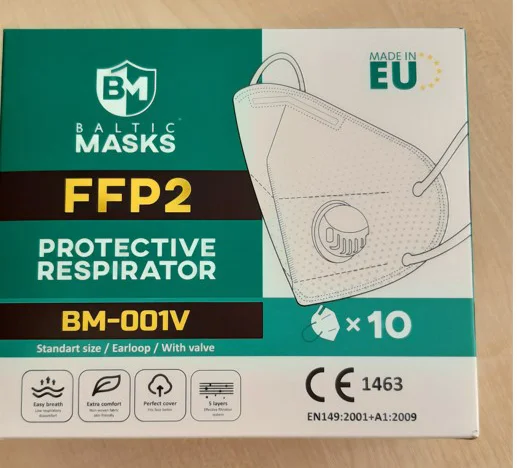BALTIC MASKS — PROTECTIVE RESPIRATOR FFP2