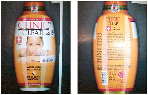 dodo cosmetics — Clinic Clear, Whitening Body Lotion