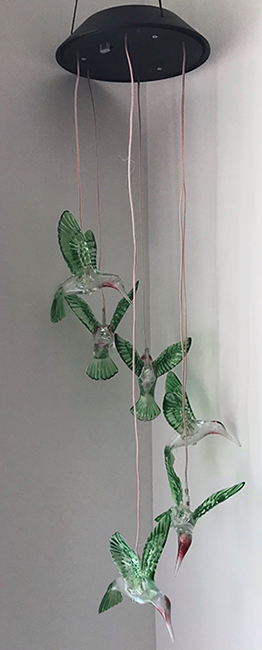 Solar powered lamp