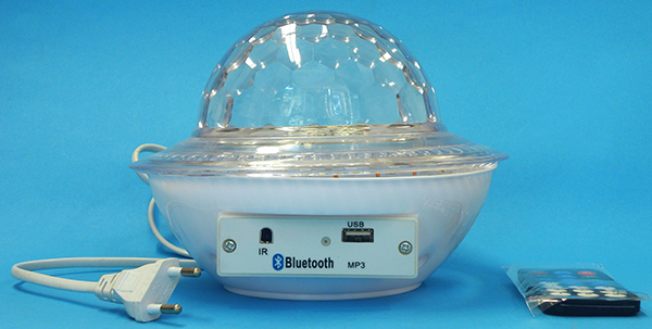 LED UFO bluetooth crystal magic  ball